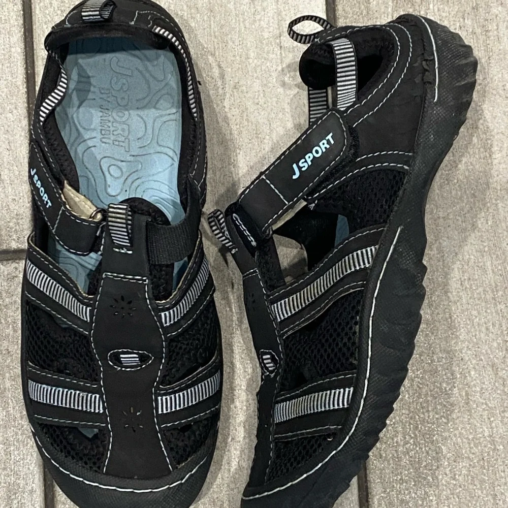 Kids Black and Gray Shoes